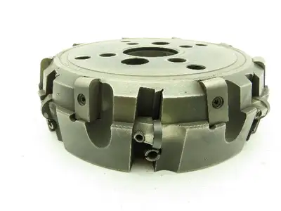 VR/Wesson MAC-11270 Fansteel Indexable Face Mill 10" Cutter 2.5" Arbor
