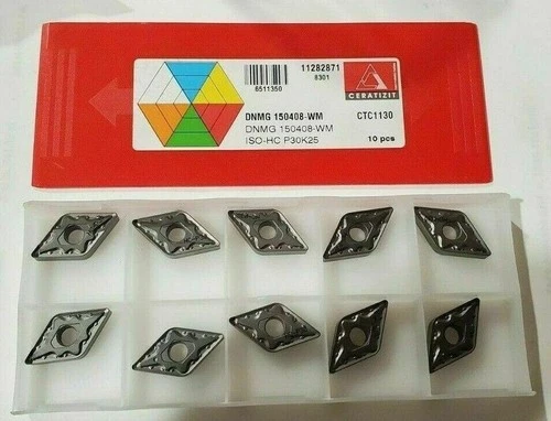 CERATIZIT DNMG 150408-WM ISO-HC P30K25 CTC1130 10 PCS NEW