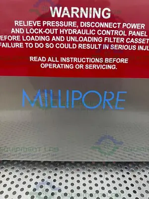 USED INTERFACE DEVICES H030/30 INTENSIFIER PUMP W/ MILLIPORE 20"X 9" X 24" ENCLOSURE