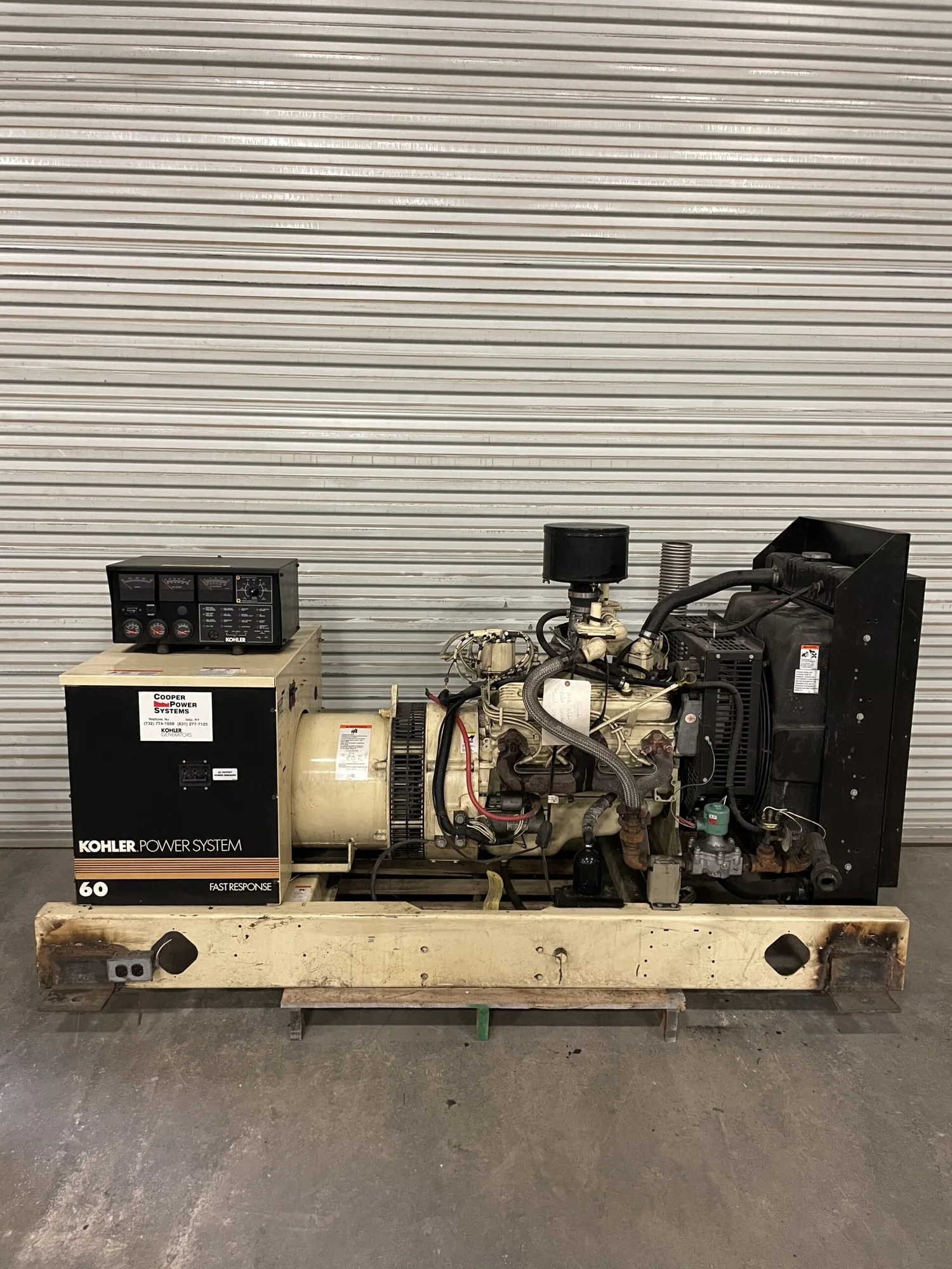 Kohler 60RZG 60kW Natural Gas Standby Generator Set <300 Hours