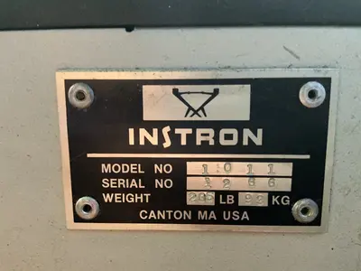 Used INSTRON 1011 Tensile & Compression Testers Ohio US | HGR 24 #1354195
