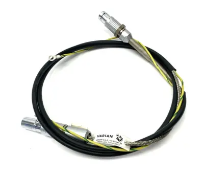 USED VARIAN AGILENT HIGH VOLTAGE ION PUMP CABLE, 1.5 METERS (5 FT)