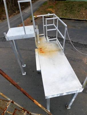 USED ELEVATED MEZZAINE ALUMINUM
