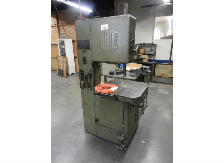 Used GROB NS18 Vertical Band Saws BE | Apt International N.V #361028