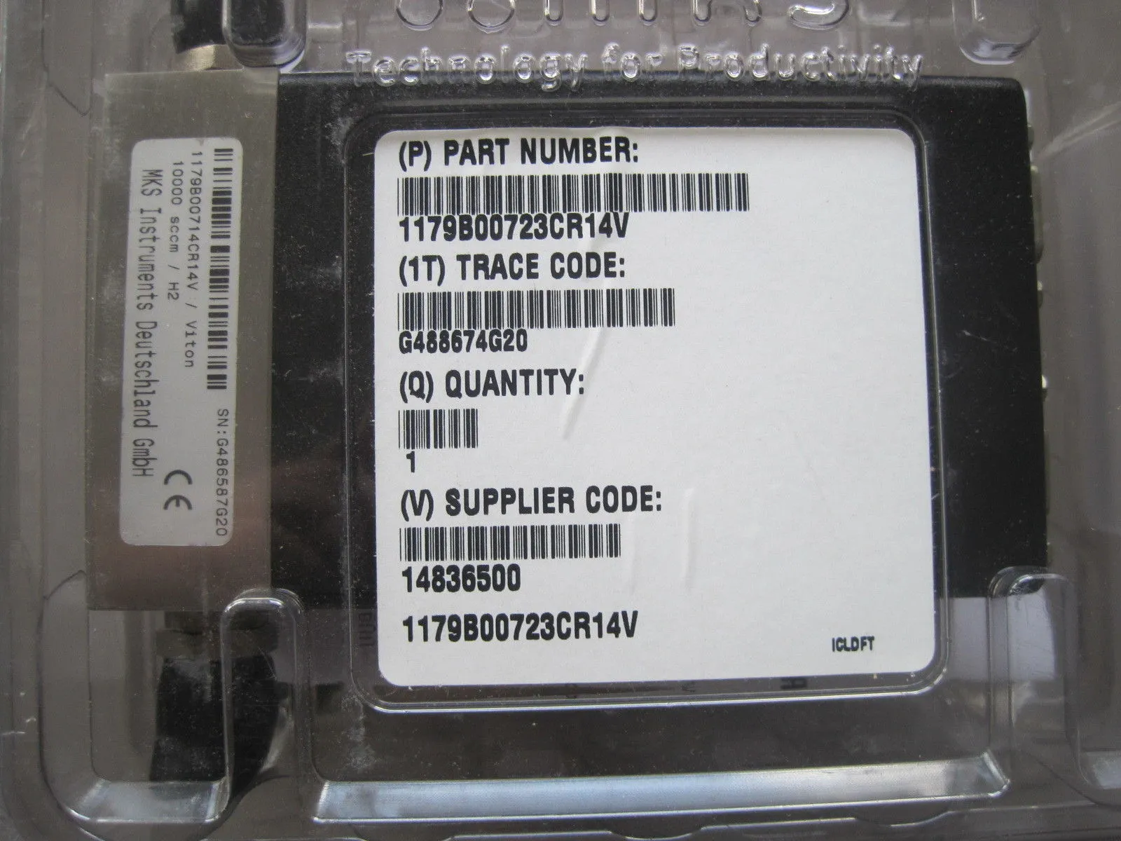 NEW MKS 1179B00723CR14V MASS FLOW CONTROLLER