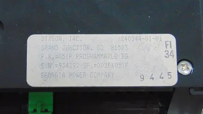 Dixson 051P Pro Series Programmable Bar Graph +/-7.5 Inches New NIB