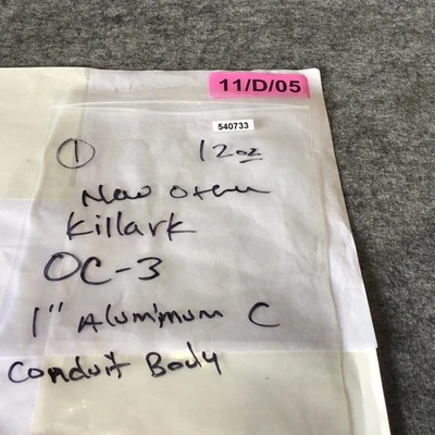 New | in-Stock Killark OC-3CG Electrical Fittings California US | Davliegogo LLC #1729091