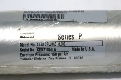 NEW PARKER 01.50 CPLU16C 3.000 CYLINDER SER. P 0150CPLU16C3000