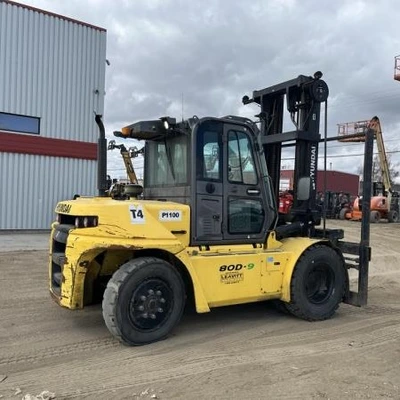 Used 2017 HYUNDAI 80D-9 Internal Combustion Forklifts: Pneumatic Tire Saskatchewan CA | Leavitt Machinery #1443684