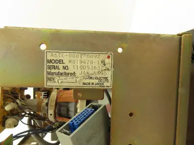 GMF Fanuc A05B-2051-C102 HMI Terminal Unit Keyboard CRT Monitor Assembly Unit