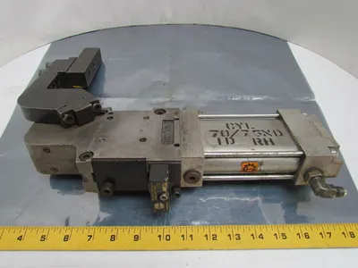 Tunkers KU 50 V A033 T22 NPT Pneumatic Power Clamp 045-130 degree