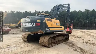 Used 2023 HYUNDAI HX220AL Crawler Excavators South Carolina US | National Equipment Dealers #1422422