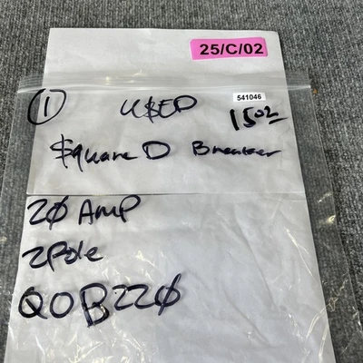 Used Square D Q0B220 Circuit Breakers California US | Davliegogo LLC #1729087