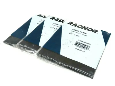 NEW LOT OF 3 RADNOR RAD64005032 HEAT TREATED GLASS SHADE 12