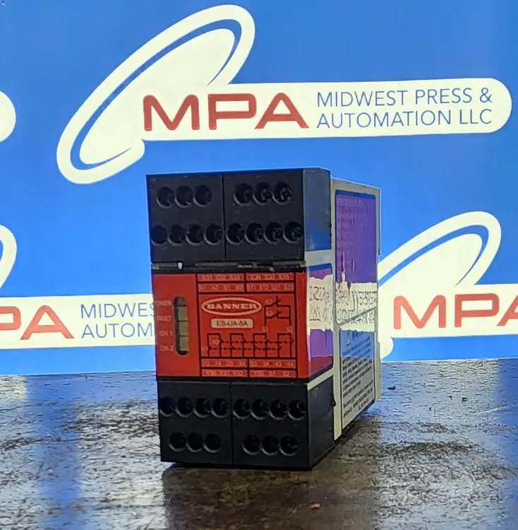 Used BANNER ES-UA-5A Relays & Switches | Midwest Press and Automation #577582
