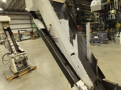 Spectrum Automation 0345HD Steel Hopper Parts Feeder Floorbin Elevator Conveyor