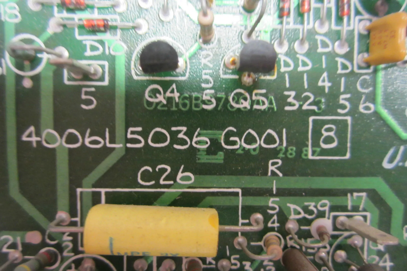 USED GENERAL ELECTRIC 4006L5036 G001 PC BOARD