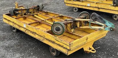 10,000 LBS X 4' X 9' HEAVY DUTY MOBILE TRANSFER / MOVING CART: STOCK #23519