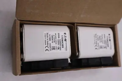 EATON BUSSMANN 170M4389 FUSE 200A 1250V 1BKN/75 AR CU - STOCK GF36A