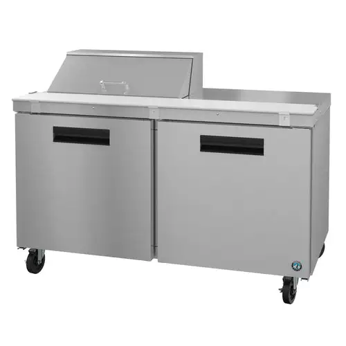 Hoshizaki SR60B-8 60" Steelheart Sandwich/Salad Prep Table w/ Refrigerated Base, 115v
