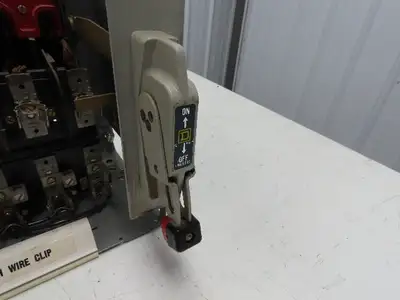Square D 8998 MCC Bucket Motor Starter 25Hp Size 2 Fused Disconnect 3 Pole 600V