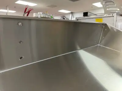 Used Marshall Used Marshall 175401 36" ThermoGlo Heated Warming Holding Stainless Steel Wall Mounted Shelf 120V Heated Cabinets & Displays Illinois US | Falcon Restaurant Supply #1376433