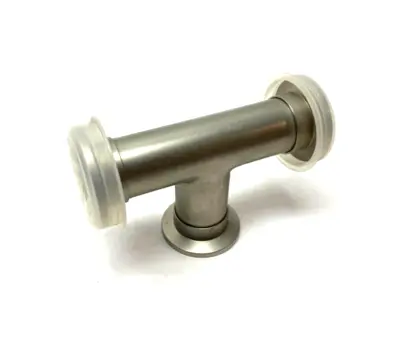 USED AGILENT STAINLESS STEEL TEE FITTING 2.04" CLEARANCE NW25