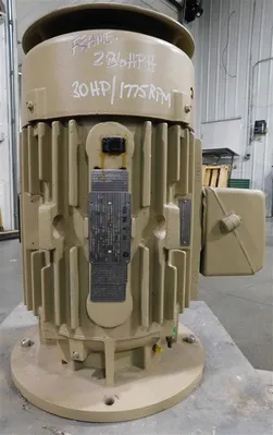 30 HP 1775 RPM GE Vertical Motor 5K3286XAE224 L286HPH16 Frame 460V EOK Rebuilt