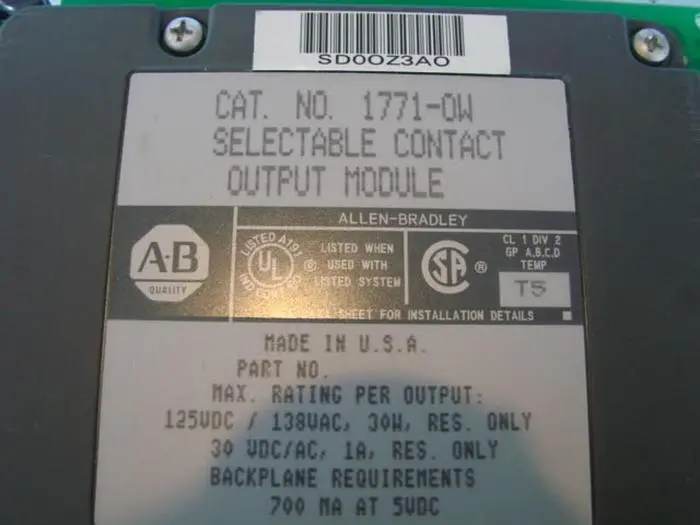 Used ALLEN BRADLEY 1771-OW Circuit Boards Michigan US | Ideal Machinery #593949