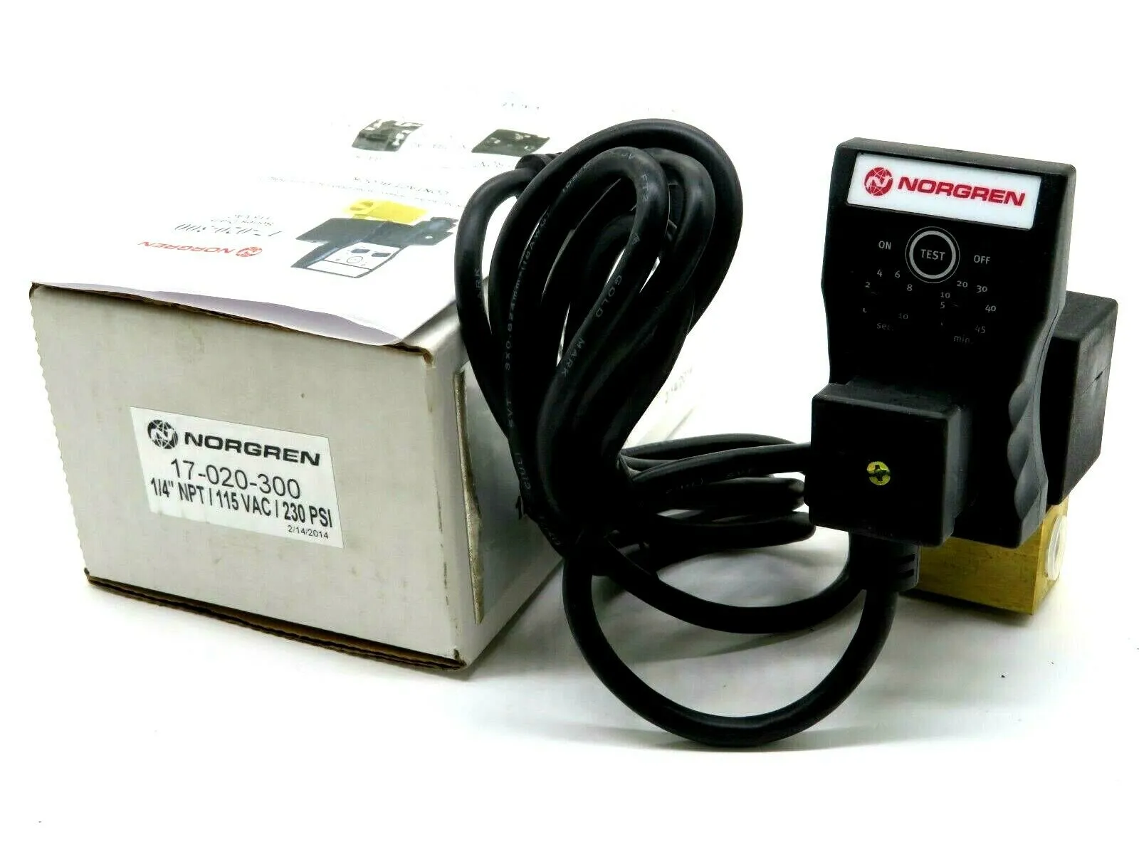 NEW NORGREN 17-020-300 ELECTRIC TIMER DRAIN 1/4" NPT 115VAC 230 PSI 17020300