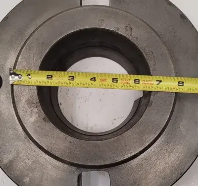 12" FACE PLATE W/ L-2 MOUNT (OVERALL DIAMETER: 12", CENTER HOLE OD: 7.75", CENTER HOLE ID: 5.25")
