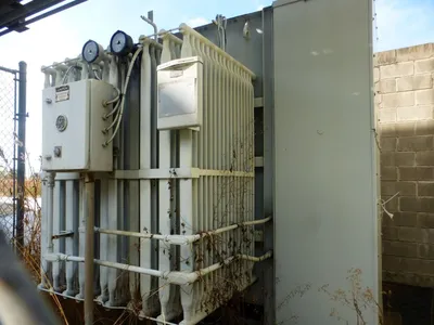 3750 KVA GE Silicone Transformer, 13.8KV Pri, 2400Y/1385V Sec