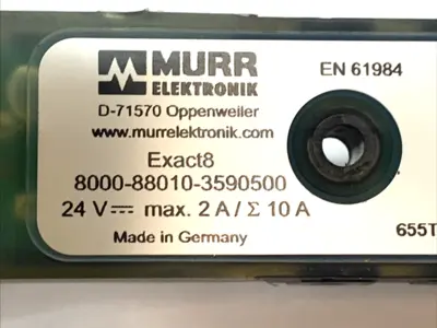 Used Murr Elektronik M8 Junction Block 8x 3-Pole Terminal Blocks Michigan US | Maverick Industrial Sales #1401953
