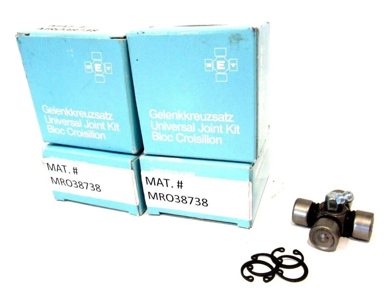 LOT OF 4 NEW GELENKKREUZSATZ MRO38738 UNIVERSAL JOINT KIT