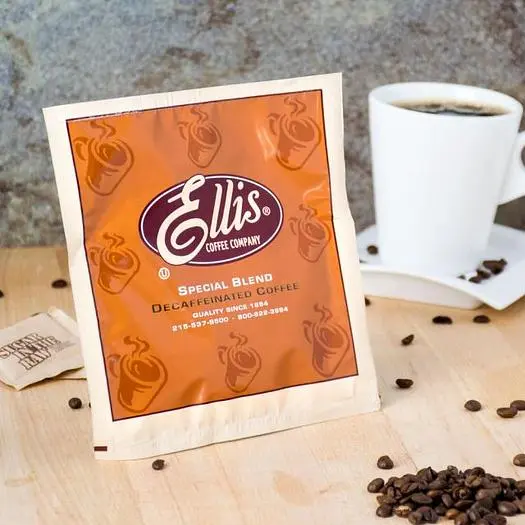 Ellis Decaf Room Service Coffee - (150) .5 oz. Packets / Case Checkout