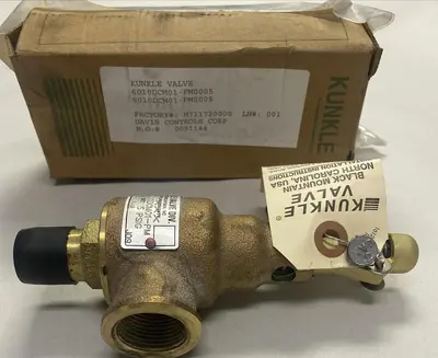 New | in-Stock KUNKLE 6010DCM01-PM0005 Pump & Valve Parts Ohio US | Surplus Asset Holdings #1236376
