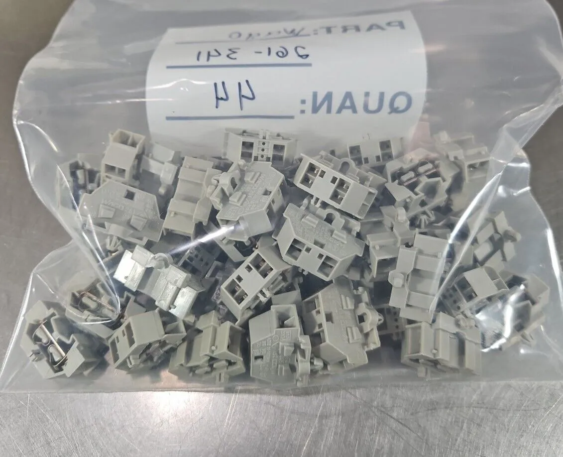 Wago 261-341 conductor Ground Terminal Block - Pk with 44. Loc3C-17