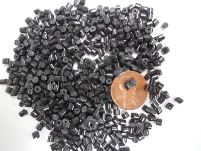 HIPS Plastic Pellets Polystyrene Resin Material Injection Molding Black 45 Lbs