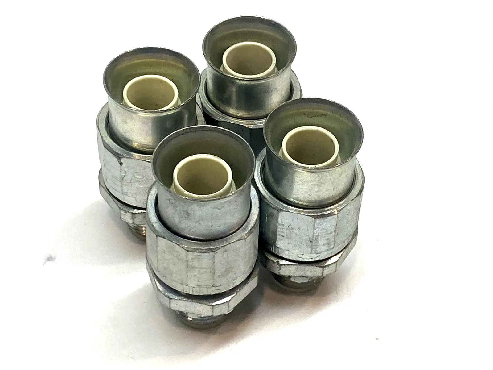 USED APPLETON ELECTRIC LIQUIDTIGHT CONNECTOR 1/2" TYPE A LFNC INSULATED LOT OF 4