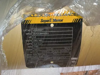 Used BALDOR RELIANCE VEM3554T Motors (misc) Ohio US | HGR 24 #1310019