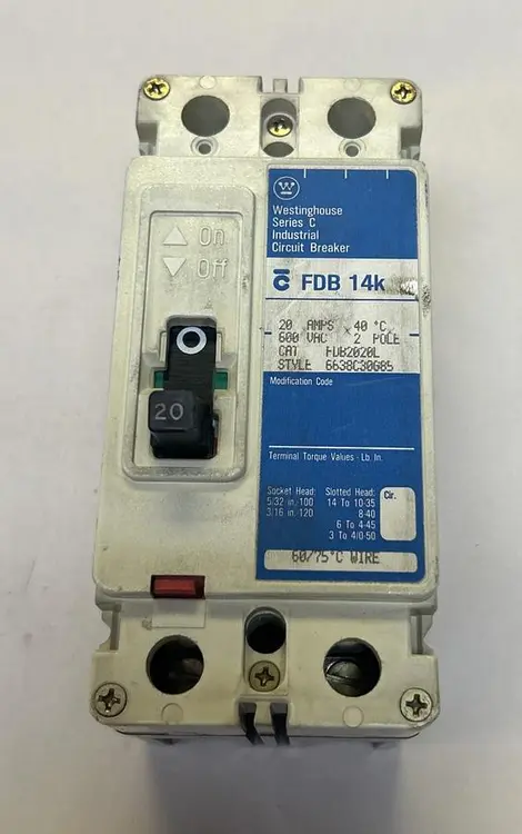 Used WESTINGHOUSE FDB2020L Miscellaneous Equipment (Electrical & Power) | Surplus Asset Holdings #1200914