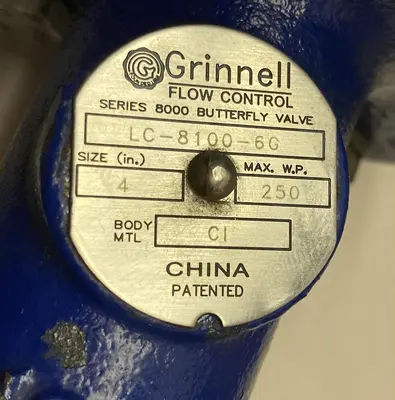 Used GRINNELL LC-8100-6G Pump & Valve Parts Ohio US | Surplus Asset Holdings #1226116