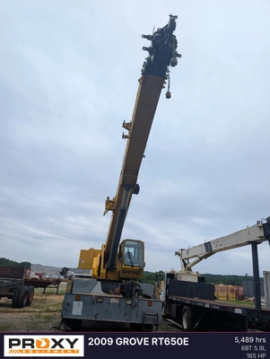 Used 2009 GROVE RT650E Rough Terrain Cranes Louisiana US | Proxy Equipment #1388716