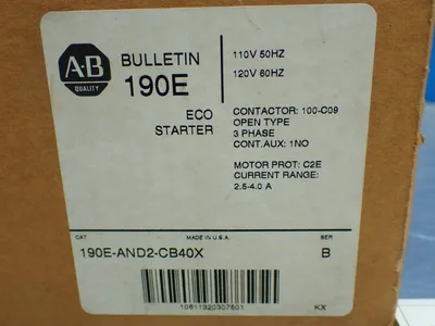 NEW ALLENBRADLEY 190EAND2CB40X