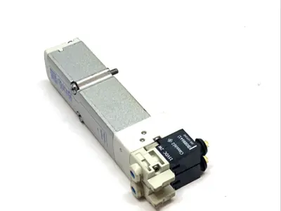 USED FESTO SOLENOID VALVE 5/3 CLOSED 24VDC 20MM ISO PNEUMATIC 537955
