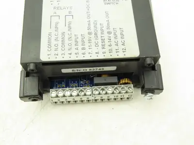 Omega DP-F75 Rate Meter Batch Control Totalizer 6 Digit Panel Meter 110V *READ*