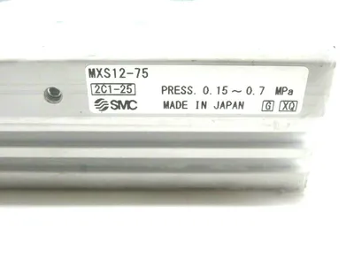 NEW SMC MXS12-75 PNEUMATIC SLIDE CYLINDER MXC05 MXS1275