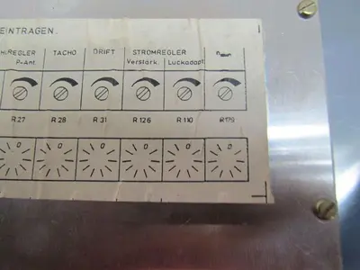 Siemens 6-RA-8261-3B Circuit Board, Field Supply Unit-For Parts or Repair