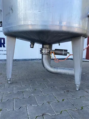 1200 l Used vertical stainless steel storage tank