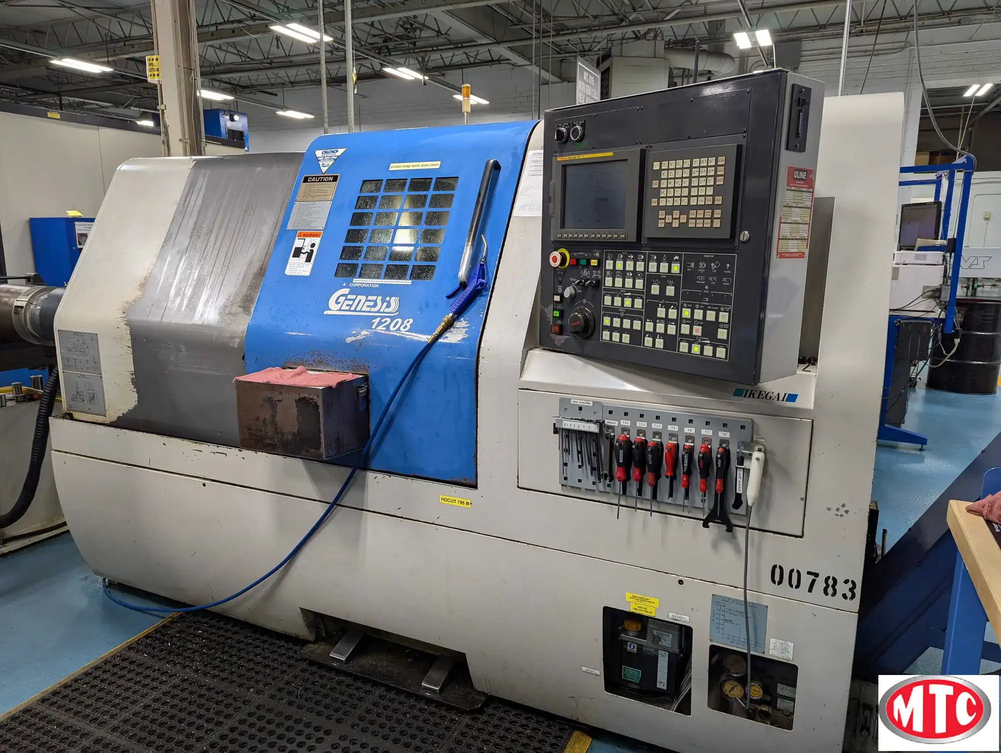 ONE USED IKEGAI BOXED WAY 2-AXIS CNC LATHE